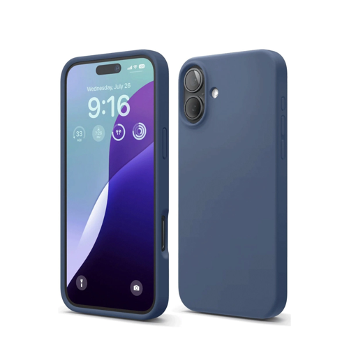 İphone 16 Nano İçi Kadife - Lacivert