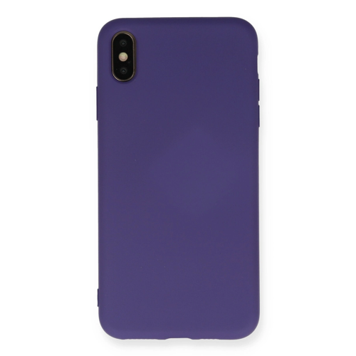 İphone Xs Nano İçi Kadife - Mor