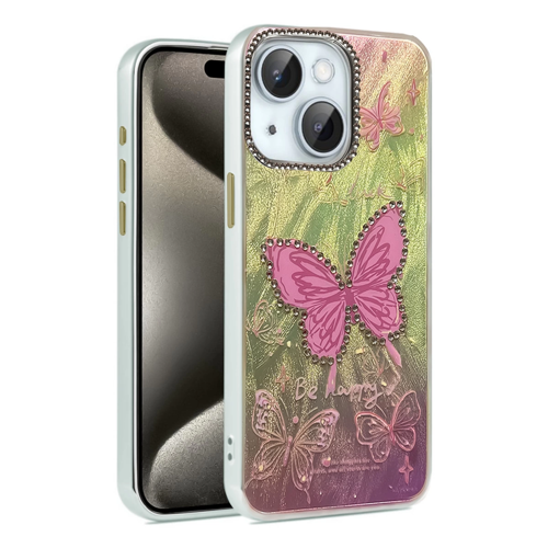 İphone 14 Blade Aynalı Desenli Kapak - Desen 5