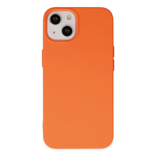 İphone 14 Nano İçi Kadife - Turuncu