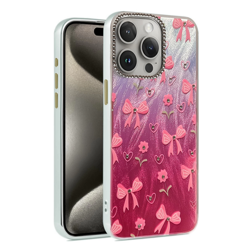 İphone 15 Blade Aynalı Desenli Kapak - Desen 3