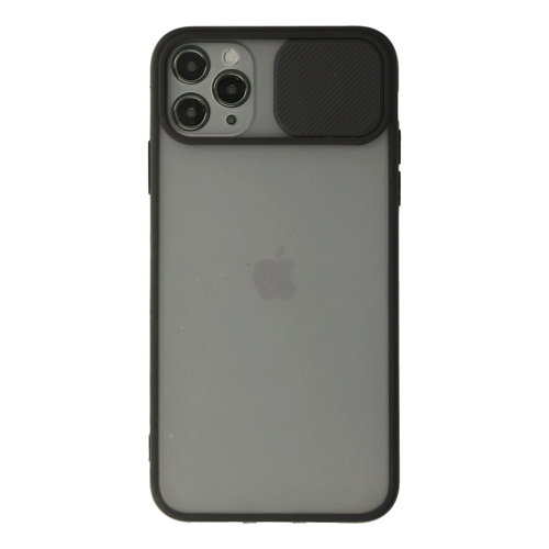 İphone 11 Palm Buzlu Kamera Sürgülü - Siyah