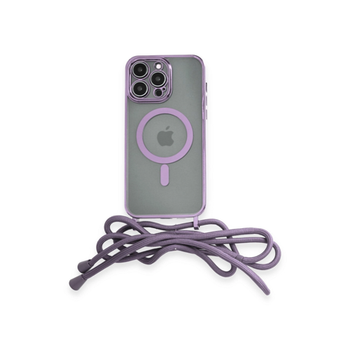 İphone 13 Divo Askılı Kapak - Lila