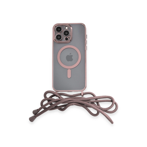 İphone 14 Divo Askılı Kapak - Pembe