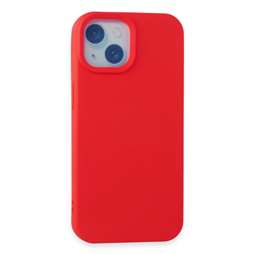 İphone 15 Nano İçi Kadife - Kırmızı