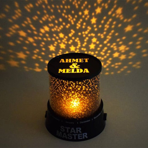 İsme Özel Star Master Projeksiyonlu Gece Lambası Diğer