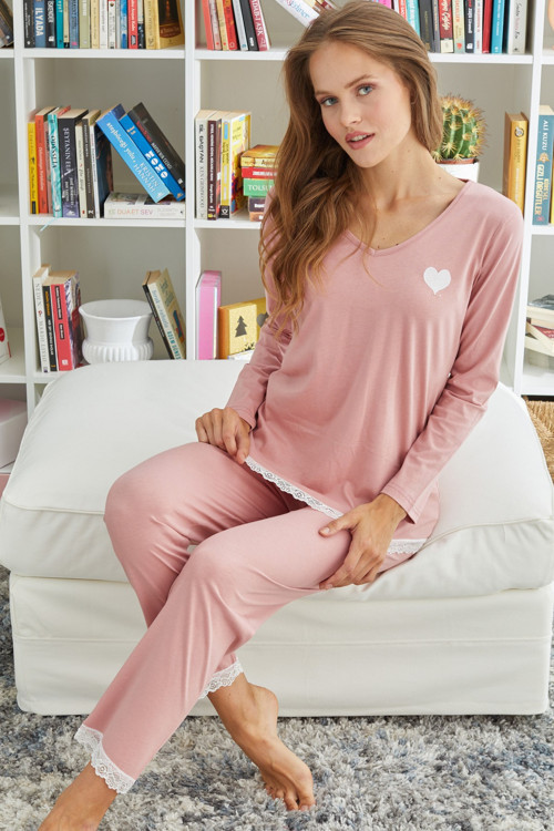 Pamuklu Örme Pijama Takım