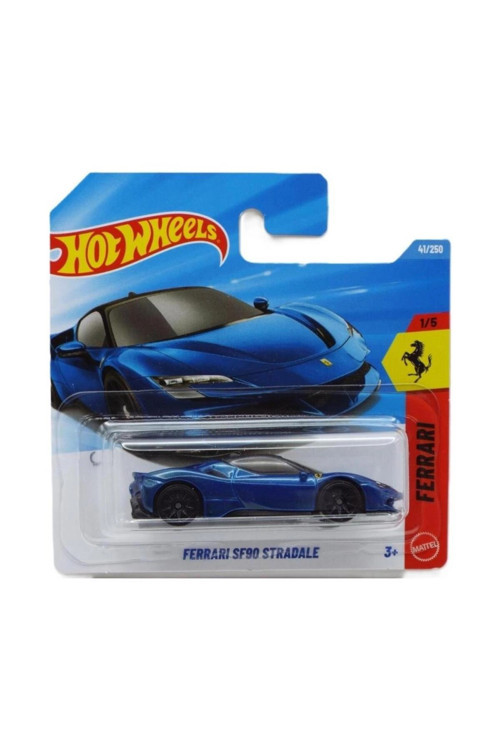 Tekli Arabalar Ferrari ( Mavi ) Sf90 Stradale Jjj12