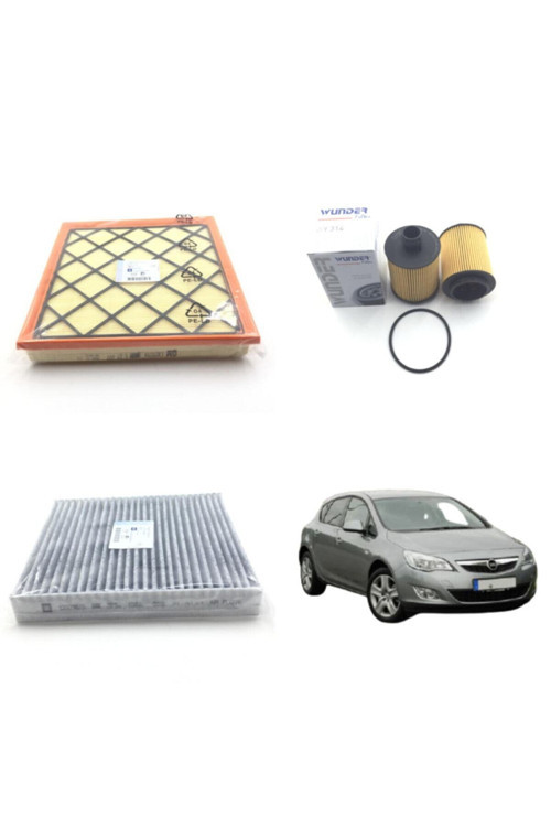 Opel Astra J 1.3 Ctdi Kw66 Filtre Seti 2007-2011 Pimli Yağ Filtresi
