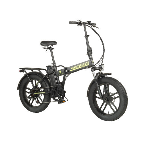 Elektron Spectra 20 Jant Katlanabilir 36 Volt 10.4 Ah Elektrikli Fatbike Bisiklet Siyah Sarı