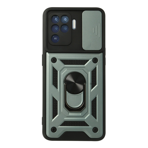 Reno 5 Lite Pars Lens Yüzüklü - Yeşil