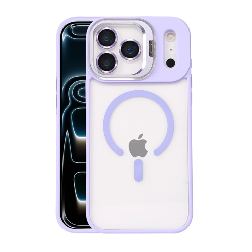 İphone 17 Remim Lensli Standlı Kapak - Lila