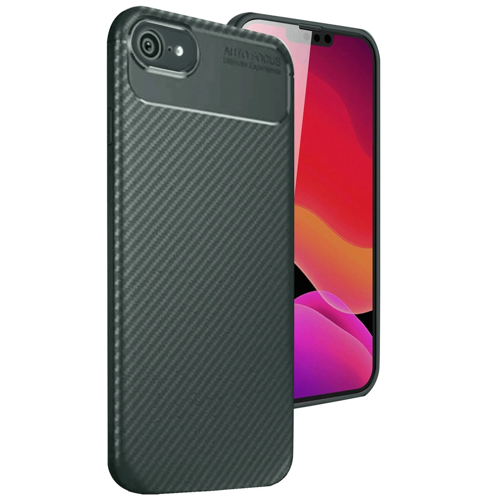 İphone 16E Auto Focus Karbon Kapak - Koyu Yeşil