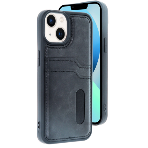 İphone 14 Sara Kartvizitli Deri - Siyah