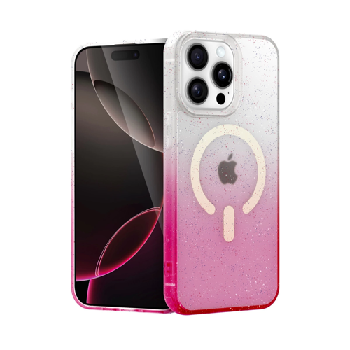 İphone 15 Pummel Shiny Kapak - Pembe