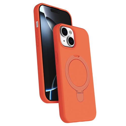 İphone 14 Standlı Kapak - Turuncu