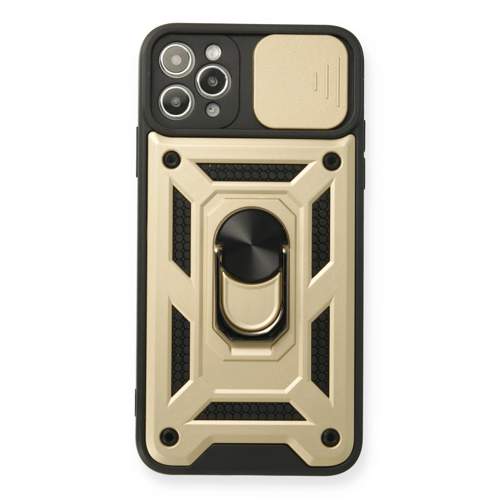İphone 11 Pars Lens Yüzüklü - Gold