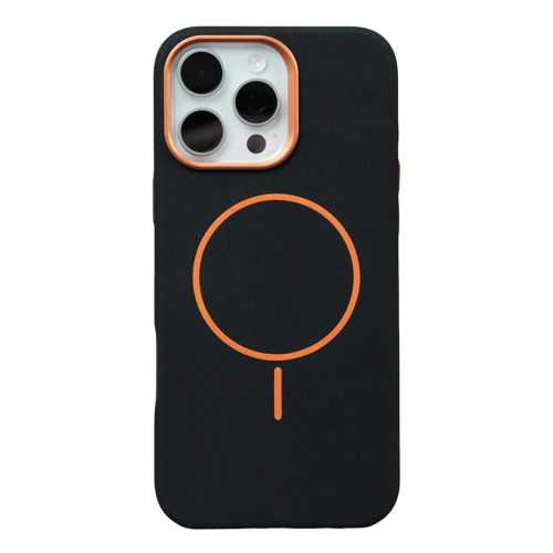 İphone 16 Luno Deri Kapak - Siyah