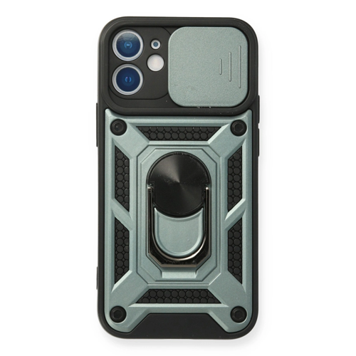 İphone 11 Pars Lens Yüzüklü - Yeşil