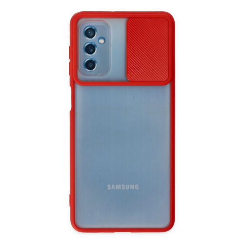 M52 5G Palm Buzlu Kamera Sürgülü - Kırmızı
