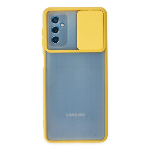 M52 5G Palm Buzlu Kamera Sürgülü - Sarı