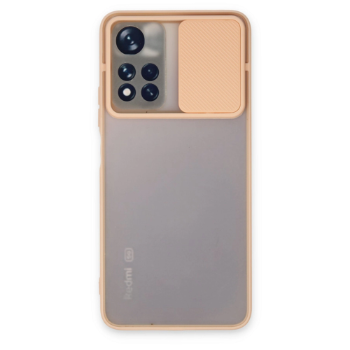 11 5G Palm Buzlu Kamera Sürgülü - Pembe