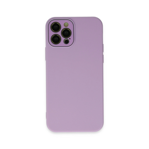 İphone 12 Lansman Glass Kapak - Lila