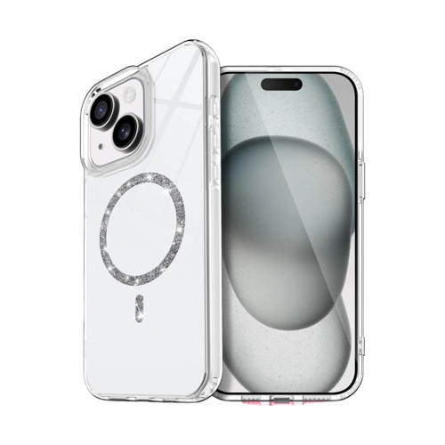 İphone 15 Live Diamond Kapak - Şeffaf