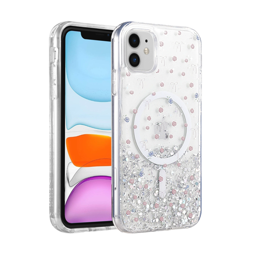 Onegif İphone 11 Misk Simli Kapak - Desen 1