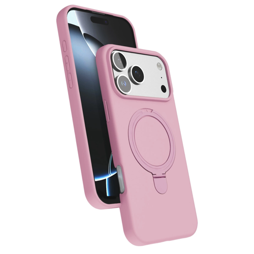 İphone 17 Standlı Kapak - Pembe