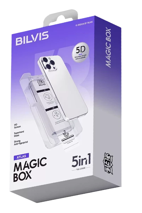 İphone 14 Bilvis 5In1 3D Magic Cam Ekran - Siyah