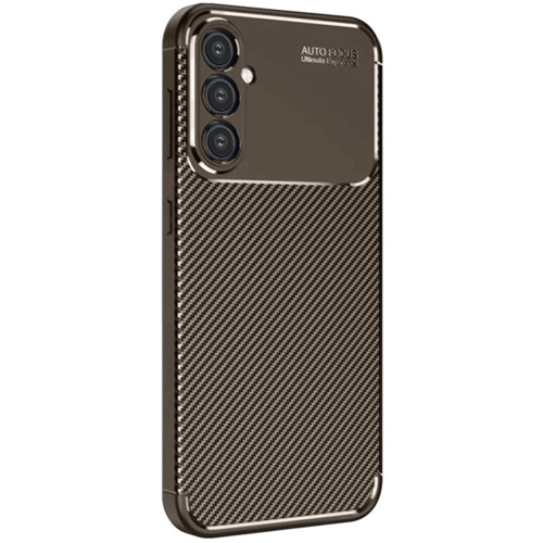 S25 Auto Focus Karbon Kapak - Kahverengi