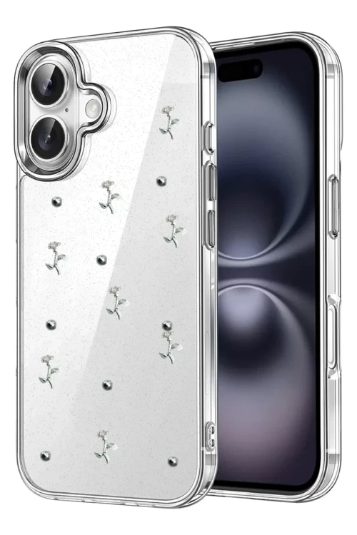 İphone 16 Fiyonk Desenli Kapak - Desen 4