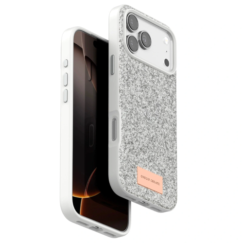 Onegif İphone 17 Bright Simli Kapak - Beyaz