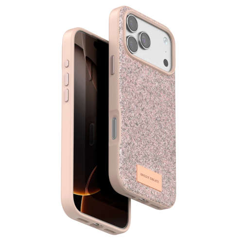 Onegif İphone 17 Bright Simli Kapak - Pembe