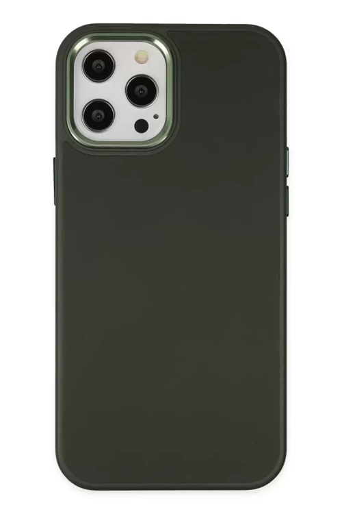 İphone 12 Asya Deri - Koyu Yeşil