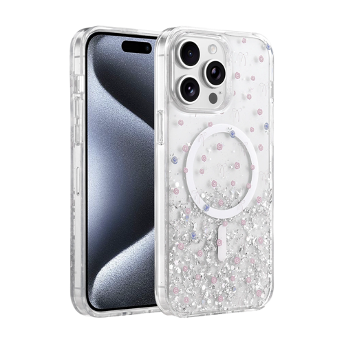 Onegif İphone 15 Misk Simli Kapak - Desen 1