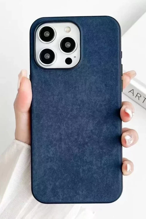 İphone 15 Karen Kapak - Lacivert