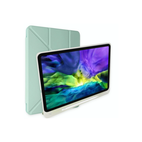 İpad 10.2 (8.Nesil) Kalemlikli Mars Kılıfı - Yeşil