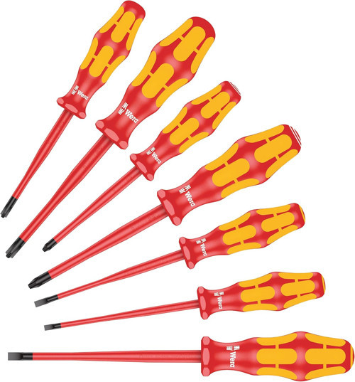 160 Iss/7 Tornavida Seti Kraftform Plus Seri 100. Azaltılmış Uç Ve Sap Çapı, 7 Parça, 051359610