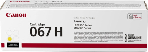 Crg-067H Y Yüksek Kapasiteli Yellow Sarı Toner Mf65X