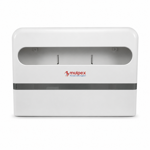 Yarım Katlı Klozet Kapak Örtüsü Dispenseri Beyaz ABS Plastik Kilitli 40x28x4,5 cm