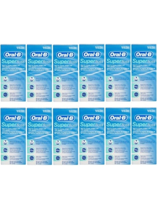Oral B Super Floss Diş Ipi 50 Adet X 12 Adet