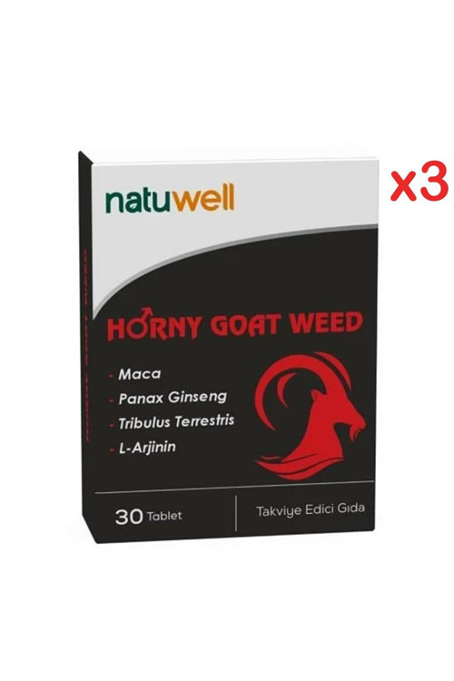 Horny Goat Weed 30 Tablet - 3 Adet