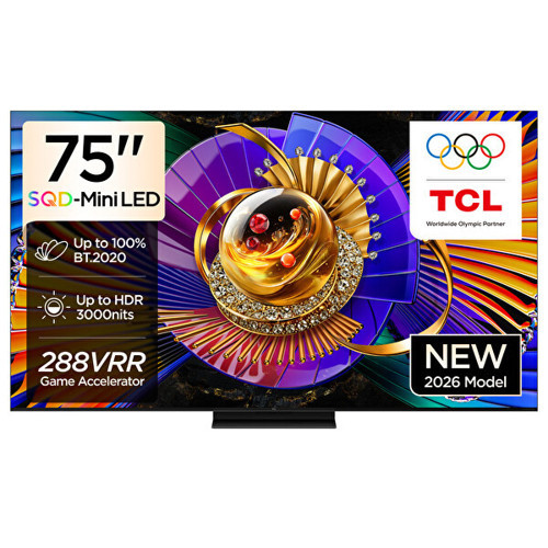 75c7l 75" 190 Ekran 4K Google SQD Mini LED TV