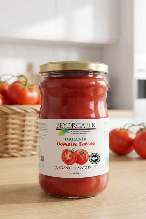 Organik Domates Salçası 660cc (PESTİSİT ANALİZLİ)