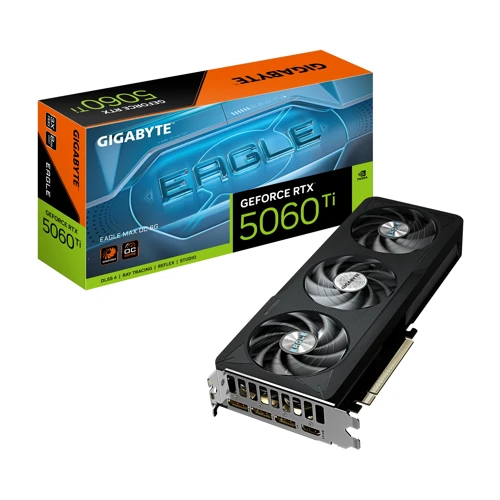 GeForce RTX5060 EAGLE MAX OC GV-N506TEAGLEMAX OC-8GD GDDR7 8GB 128Bit Gaming (Oyuncu) Ekran Kartı