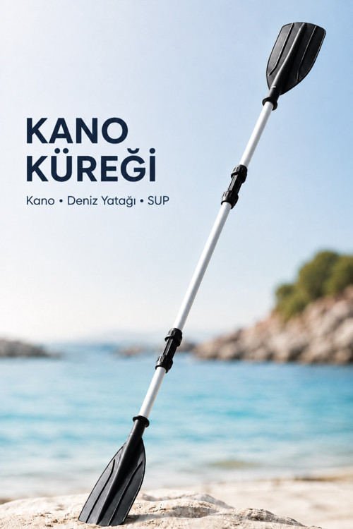Ayarlanabilir Alüminyum Çift Taraflı Kano Küreği 207 cm | Kano, SUP ve Deniz Yatağı Uyumlu 16101