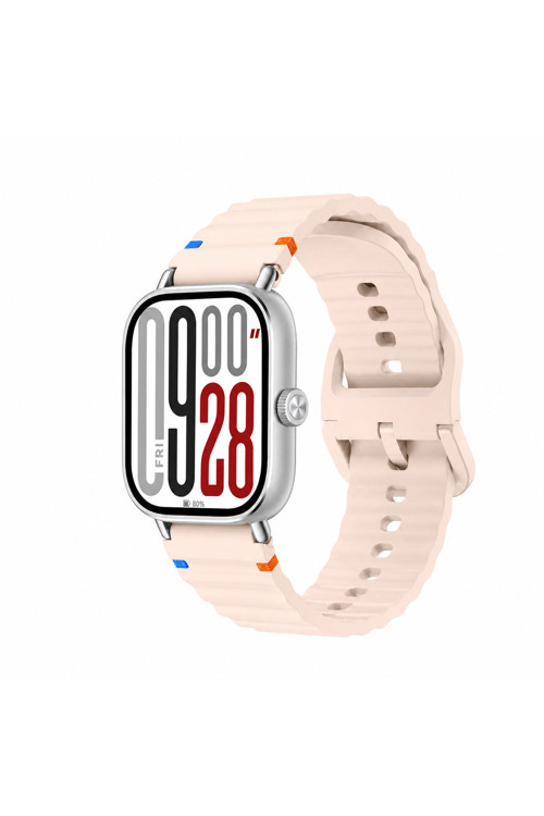 Xiaomi Redmi Watch 4 / 5 / 6 Uyumlu Dalgalı Tokalı Silikon Spor Kordon