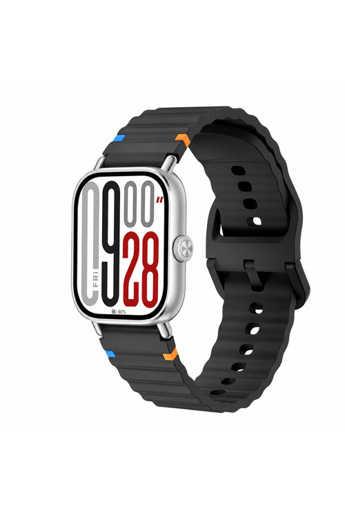 Xiaomi Redmi Watch 4 / 5 / 6 Uyumlu Dalgalı Tokalı Silikon Spor Kordon